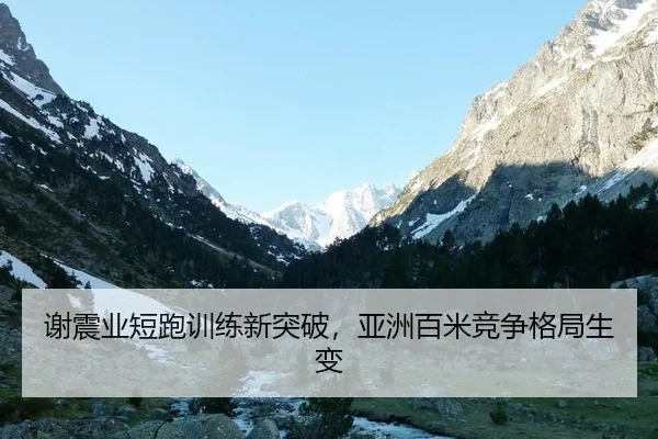 谢震业短跑训练新突破，亚洲百米竞争格局生变